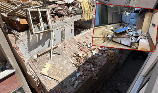 Kentsel Dönüşüme Giren Bina Çöktü: Bir Ölü, Üç Yaralı