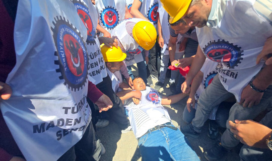 Doruk Madencilik İşçilerine Beypazarı'nda Polis Müdahalesi