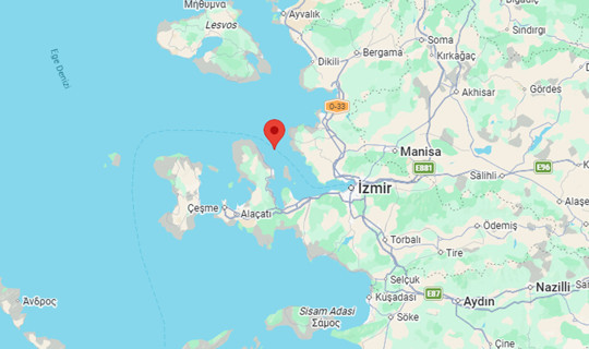 İzmir Foça Açıklarında Deprem