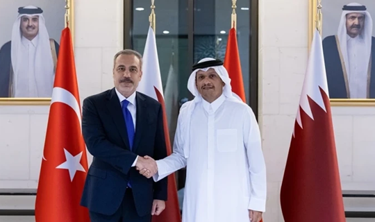Bakan Fidan, Katar Başbakanı Al Sani'yle Görüştü
