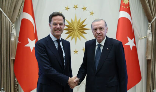 Cumhurbaşkanı Erdoğan, NATO Genel Sekreteri Rutte'yi Kabul Etti