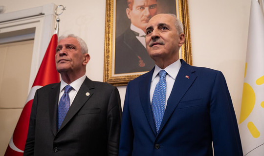 TBMM'de 'Çerçeve Yasa' Turu Sürüyor: Numan Kurtulmuş, Dervişoğlu ile Görüştü