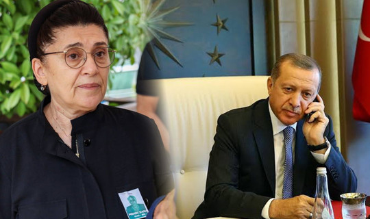 Cumhurbaşkanı Erdoğan'dan Leyla Zana'ya Başsağlığı Telefonu