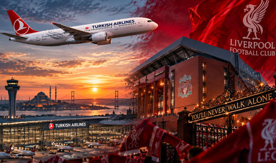 İngiliz Devinin Formasında Türk İmzası: THY’den 17 Yıl Sonra Tarihi Liverpool Hamlesi
