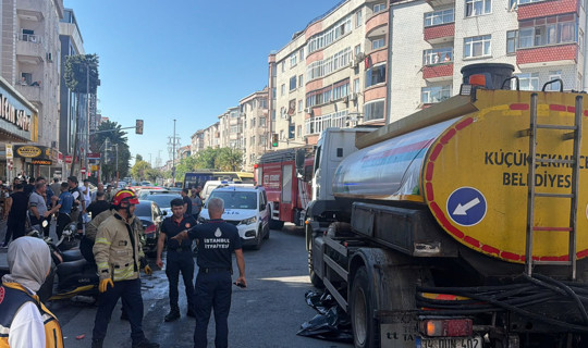 Küçükçekmece’de Feci Kaza: Belediyeye Ait Su Tankerinin Altında Kalan Kadın Hayatını Kaybetti