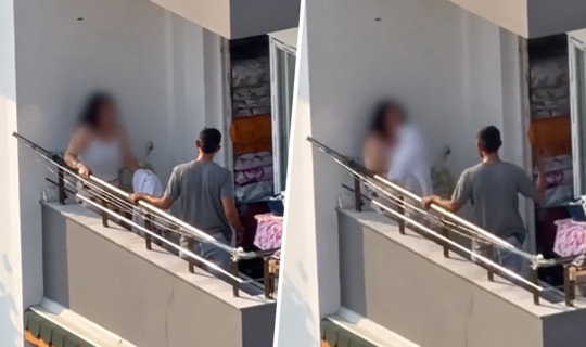 Adana'da Kadına Şiddet: Balkonda Sopayla Darbetti!