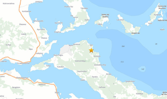 Çanakkale Açıklarında 4.4 Büyüklüğünde Deprem