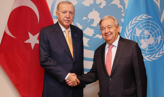 Cumhurbaşkanı Erdoğan BM Genel Sekreteri Guterres'le Görüştü
