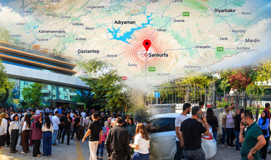 Şanlıurfa 5.4'le Sallandı, Şiddetli Deprem Tüm Bölgede Hissedildi