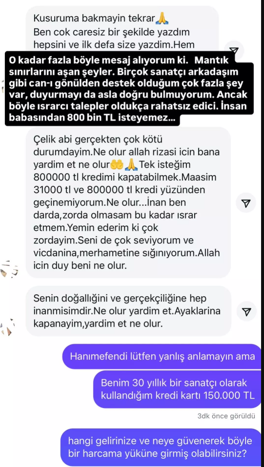 90’ların Efsanesi Ünlü Şarkıcı Çelik’i Çileden Çıkaran Mesaj! ‘Haddini Aşıyor’ Diyerek İfşa Etti - Resim : 2