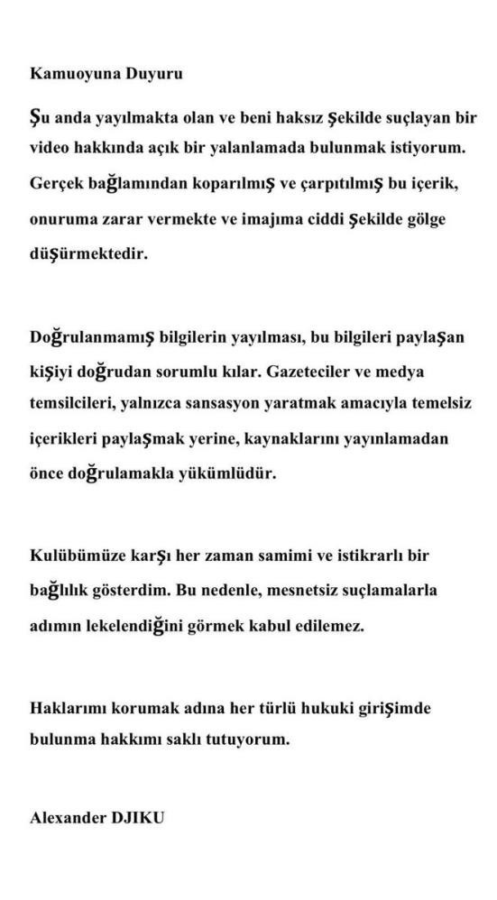 Fenerbahçeli Yıldızdan Tepki Çeken Görüntülere Açıklama - Resim : 2