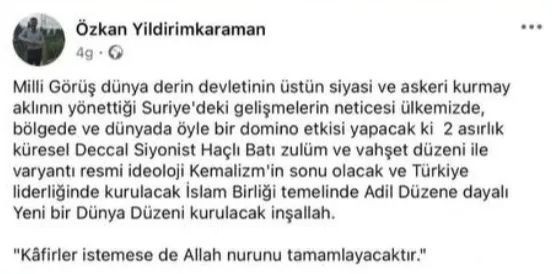 Atatürk'ü ve Cumhuriyet'i Hedef Almıştı... CHP'den O Okul Müdürü Hakkında Suç Duyurusu - Resim : 1