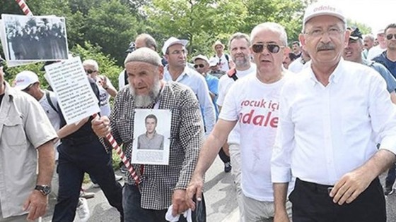 Adalet Yürüyüşü'ne katılan Veysel Kılıç’ın oğlunun cezası belli oldu