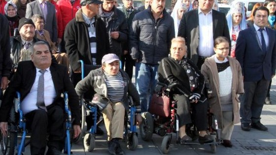 Kayseri'de engelliler günü açıklaması