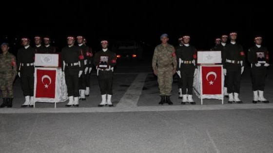 Kuzey Irak şehitleri, törenle memleketlerine uğurlandı