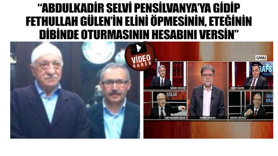 CNN Türk'te Şaban Sevinç'ten Abdulkadir Selvi'yi çılgına çeviren 'Fethullah Gülen' ziyareti hatırlatması