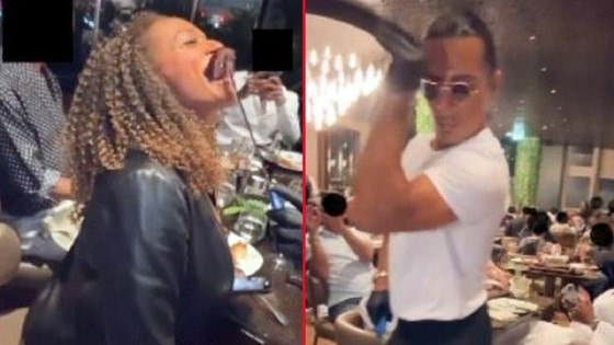 Nusret'in elleriyle yemek yedirdiği kadını Interpol her yerde arıyor!