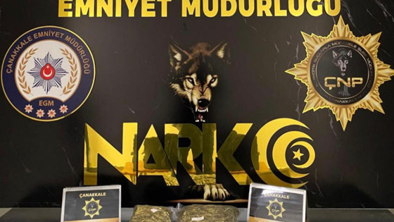 Çanakkale'de 1 Kilo 700 gram Uyuşturucu Madde Yakalandı