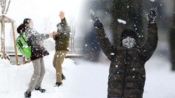 Eğitime Kar Engeli: İşte Okulların Tatil Edildiği İl ve İlçeler