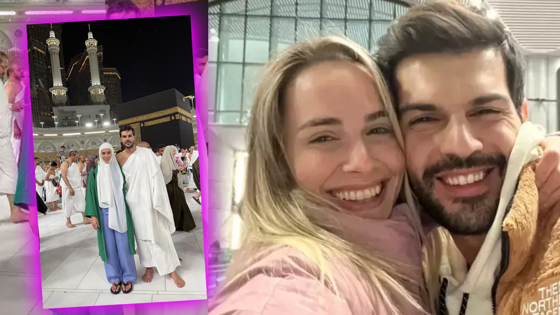 Eski Survivor Yarışmacısı Damla Can ve Sevgilisi Tolga Mendi'den Sosyal Medyaya Damga Vuran Umre Pozu