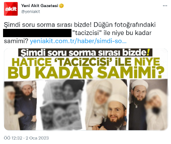 Yeni Akit'ten skandal haber! 'Şimdi soru sorma sırası bizde' diyerek 6 yaşındaki çocuğa tecavüzü akladılar - Resim : 1