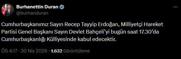 Cumhurbaşkanı Erdoğan, MHP Lideri Bahçeli İle Bir Araya Gelecek - Resim : 1