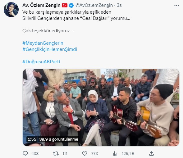 Siyasette özlenen sahne: AKP'li Özlem Zengin ve CHP'li Engin Altay birlikte şarkı söyledi - Resim : 1