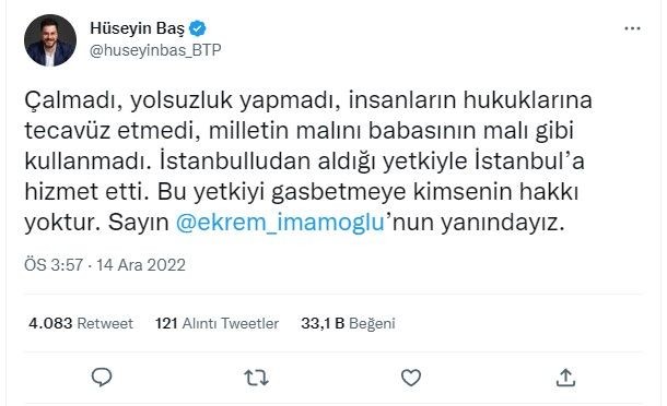 İmamoğlu’na verilen hapis cezasına sosyal medyada tepki yağdı! - Resim: 3