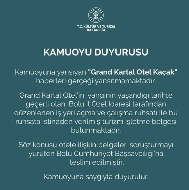 Bakanlık O İddialara Yanıt Verdi: Grand Kartal Otel 6 Aydır Kaçak mıydı? - Resim : 1