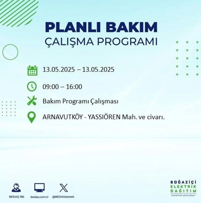 İstanbul’un 24 İlçesinde Saatlerce Elektrik Kesintisi Uygulanacak! Net Tarih Verildi, Hazırlığınızı Yapın - Resim : 1