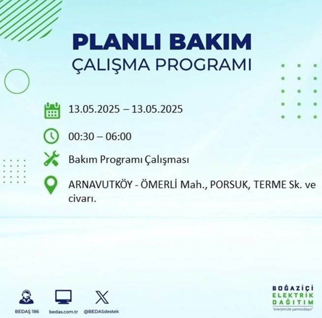 İstanbul’un 24 İlçesinde Saatlerce Elektrik Kesintisi Uygulanacak! Net Tarih Verildi, Hazırlığınızı Yapın - Resim : 3