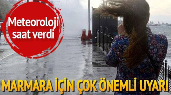 Son Dakika: Marmara’ya Fırtına Uyarısı!  Meteoroloji Tarih Ve Saat Verdi