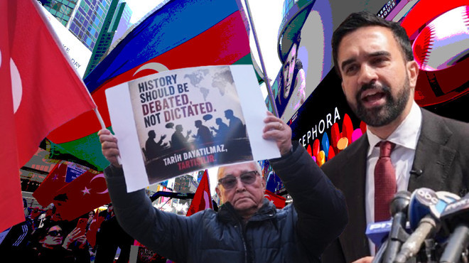 Times Meydanı’nda Mamdani'ye 'Karabağ' Protestosu: 'Gerçekleri Çarpıtmayın'