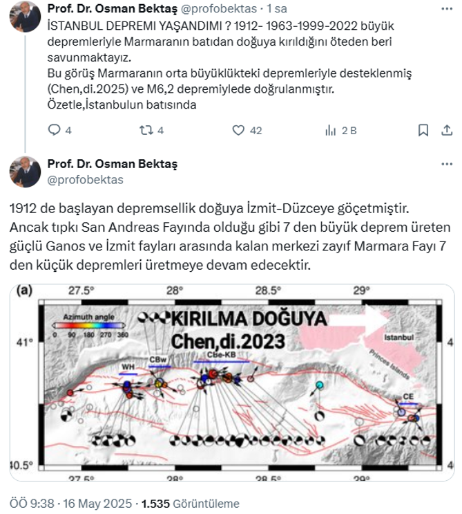 Büyük İstanbul Depremi Yaşandı mı? Ünlü Profesör Herkesin Merak Ettiği Soruyu Yanıtladı - Resim : 2