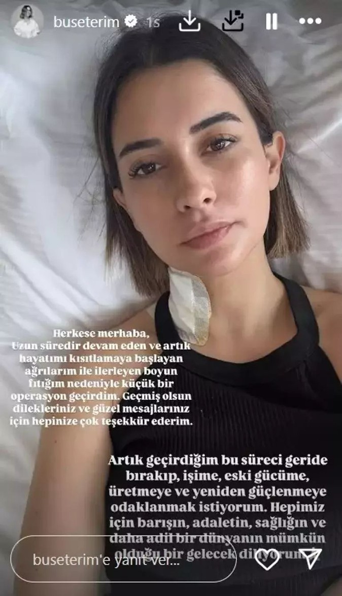Buse Terim Ameliyat Oldu! Hasta Yatağından Paylaştı: İşte Son Sağlık Durumu... - Resim : 1