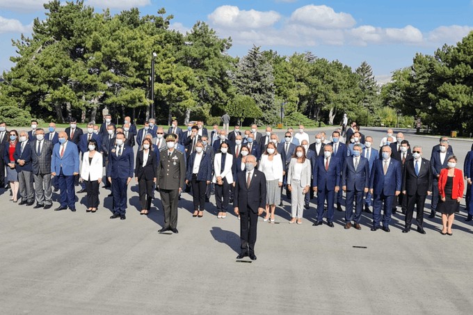 CHP'den Anıtkabir'e 97. Yıl ziyareti - Resim: 2