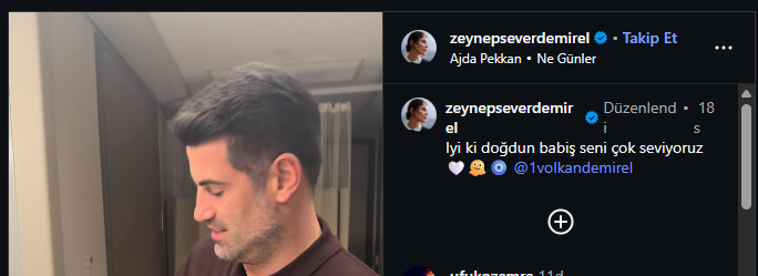 Zeynep Sever Demirel’den Volkan Demirel’e Romantik Kutlama: “İyi Ki Doğdun Babiş” - Resim : 2
