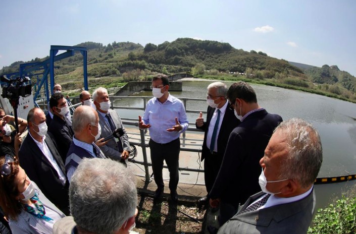 Ekrem İmamoğlu, Melen Barajı’nda incelemelerde bulundu - Resim: 6