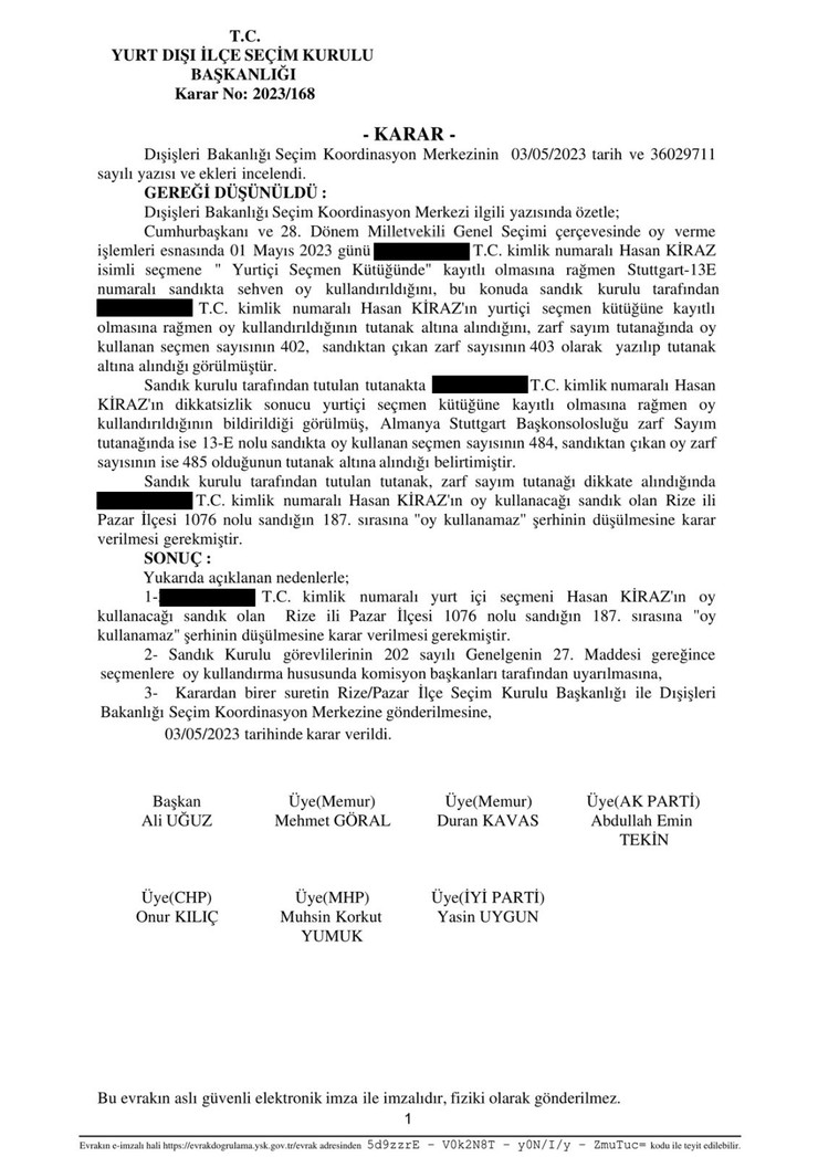 Almanya'da oy hilesini CHP önledi: Tutanak tutuldu - Resim : 1