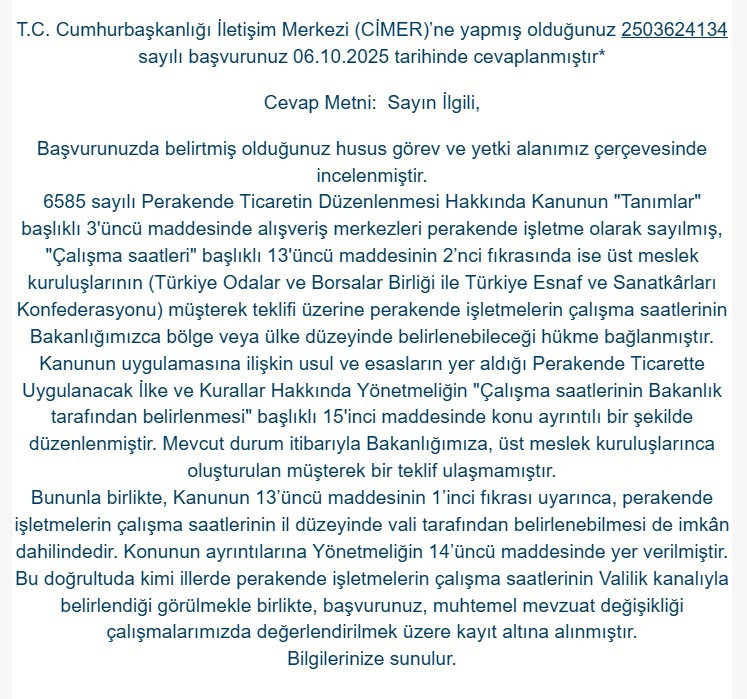 AVM’ler Pazar Günü Kapanacak mı? Bakanlıktan Yanıt Geldi - Resim : 1