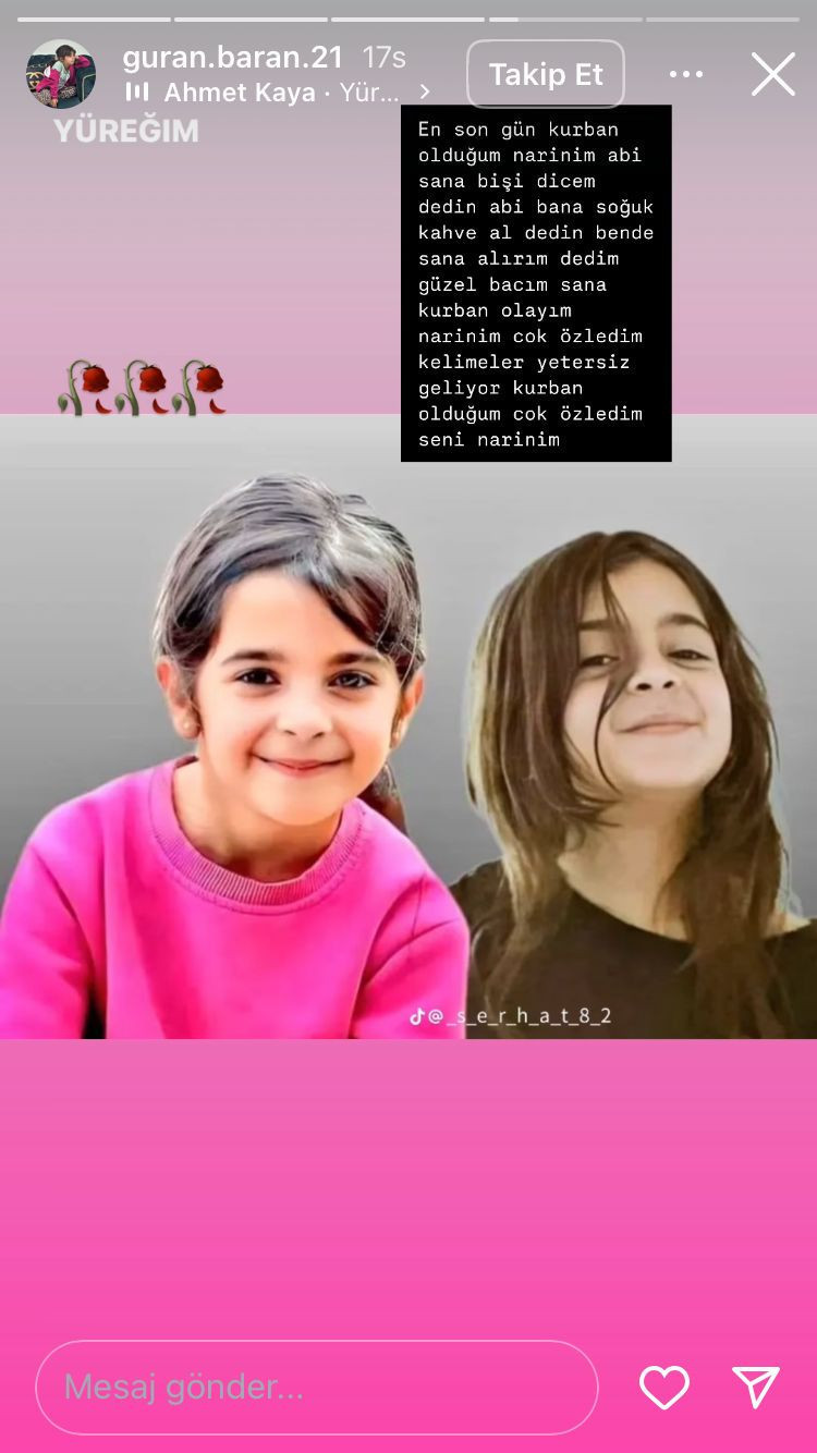 Narin Güran'ın Ölmeden Önceki Son İsteği: Gözaltına Alınmayan Ağabeyi Açıkladı - Resim : 1