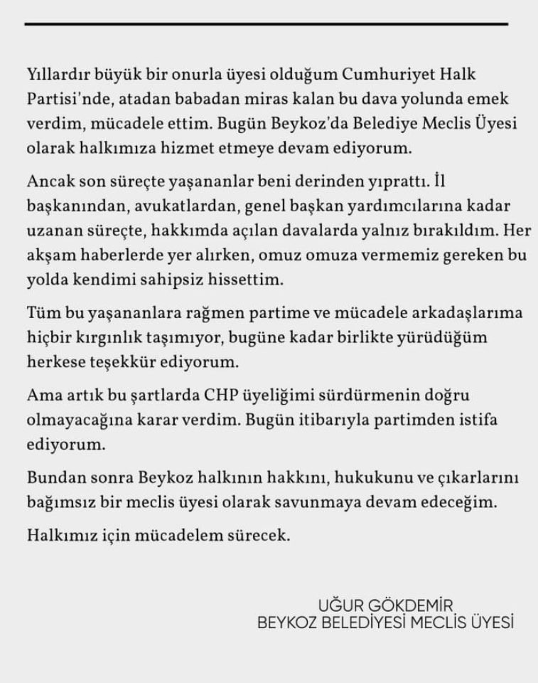 CHP’de ‘Beykoz’ Depremi! 3 İsim Birden İstifa Etti - Resim : 5