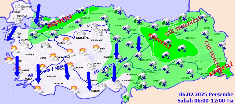 Meteoroloji'den Yola Çıkacaklara Uyarı: Sıcaklık 10 Derece Birden Düştü, Kuvvetli Kar Var - Resim : 1