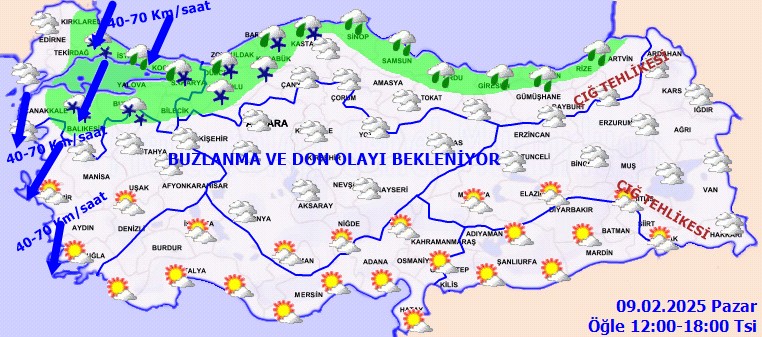 Meteoroloji'den İki Bölgeye Fırtına Alarmı: Fena Vuracak - Resim : 2