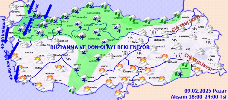 Meteoroloji'den Yeni Haftada Kar Uyarısı! İstanbul ve Ankara da Listede... - Resim : 1