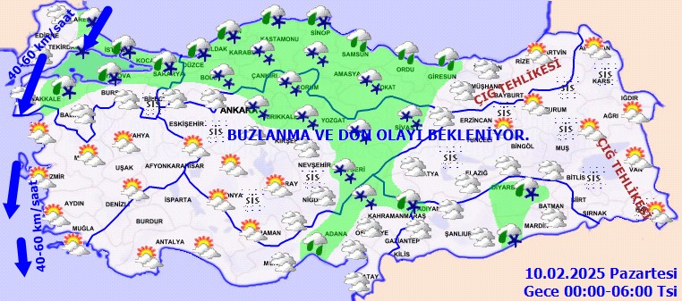 Meteoroloji'den Yeni Haftada Kar Uyarısı! İstanbul ve Ankara da Listede... - Resim : 2