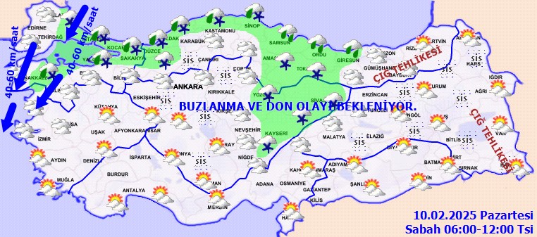 Meteoroloji'den Yeni Haftada Kar Uyarısı! İstanbul ve Ankara da Listede... - Resim : 3
