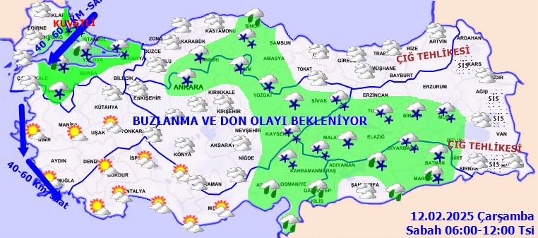 Meteoroloji İl İl Uyardı... Yola Çıkacaklar Dikkat: Göz Gözü Görmeyecek, Kalınlığı 15 Santimi Bulacak - Resim : 1
