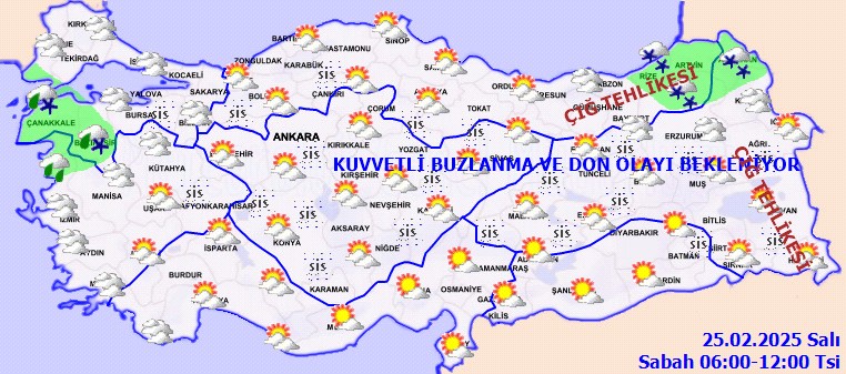 Meteoroloji'den Kar Uyarısı: Turuncu Kodlu Alarm Verildi - Resim : 1