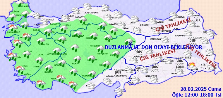 Meteoroloji'den Sağanak ve Kar Uyarısı: İstanbul, Ankara ve İzmir de Listede - Resim : 2